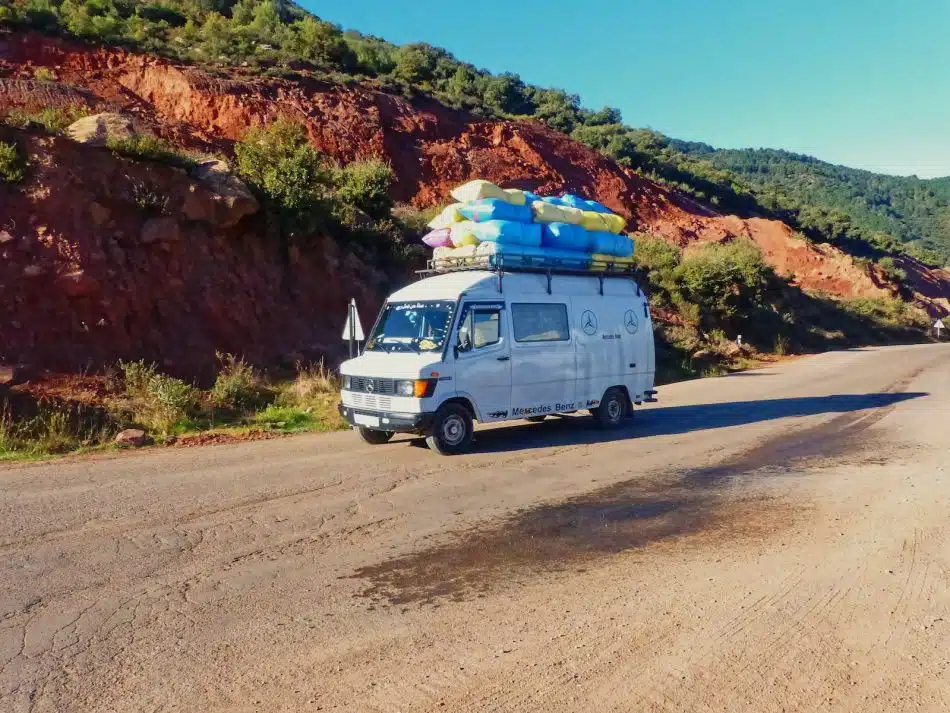 white van on road during daytime